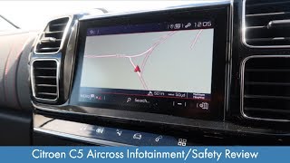 Citroen C5 Aircross InfotainmentSafety Review [upl. by Itirp]