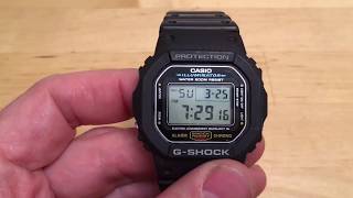 How to set the time on a GShock Watch [upl. by Dawna240]