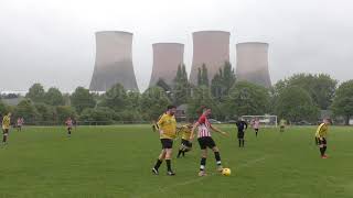 Football match interrupted by power station demolition explosion [upl. by Healion]