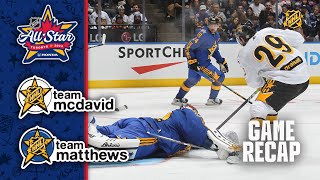 Team McDavid vs Team Matthews  2024 NHL AllStar FINALS Highlights [upl. by Doroteya]