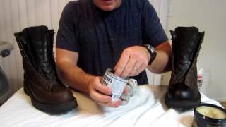 Huberds Shoe Grease vs Obenaufs Heavy Duty LP Danner 2 [upl. by Jo]