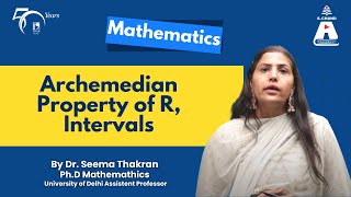 Archemedian Property of R Intervals  Mathematics  S Chand Academy [upl. by Haerb988]