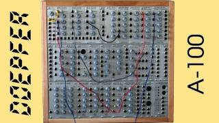 DOEPFER A100 Analog Modular Synthesizer  HQ DEMO [upl. by Neitsirhc]