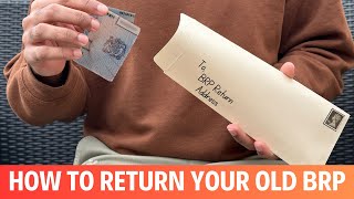 How to RETURN your old UK Student BRP Card to Home Office  Easy process  2024 [upl. by Llertnov]