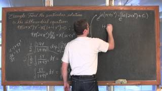 More Solving Separable Differential Equations Calculus 1 AB [upl. by Stokes]