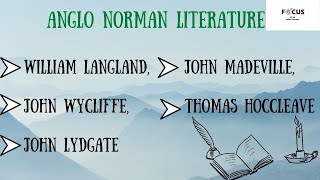 AngloNorman Writers William Langland John Mandeville Thomas Hoccleave John Wycliffe John Lydgate [upl. by Akenihs]