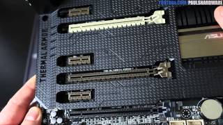 ASUS Sabertooth Z87 Intel Haswell 1150 Motherboard Unboxing amp Overview [upl. by Orgalim925]