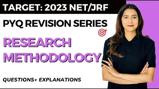 2023 Goal JRF Research Methodology PYQ Practice englishliterature studysmart [upl. by Nylatsirhc]