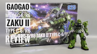 GaoGao MS06C6R6 Zaku II Green TYPE C6R6 [upl. by Acinomaj]