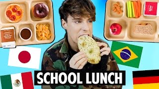 Trying SCHOOL LUNCH Around The World [upl. by Tjon730]