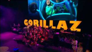 Gorillaz  On Melancholy Hill Live  Glastonbury 2010 [upl. by Grier]