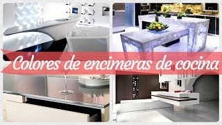 30 modelos de 🍲 colores de encimeras de cocina modernas [upl. by Terrijo]