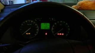 SKODA OCTAVIA 45 with lights blue red NISSAN 350Z MINI [upl. by Alverta]