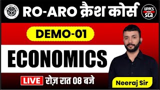 DEMO01  ROARO CRASH COURSE 2024  ECONOMY  BY NEERAJ SIR  SCA [upl. by Corena]