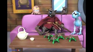 NECA Toys Teenage Mutant Ninja Turtles Mirage Comics Splinter Figure Review [upl. by Hadias]