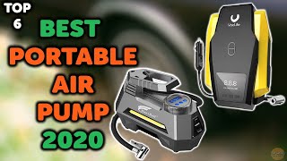 6 Best Portable Air Pump For Car Tires  Top 6 Portable Air Compressor in 2020 [upl. by Shurwood]