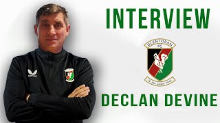 Post Match Interview  Glentoran 13 Linfield  Declan Devine [upl. by Quintana104]