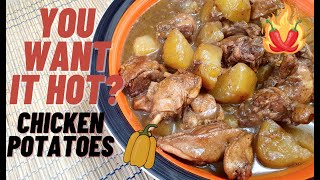 Chicken Potato Stew  Allspice Chicken  Hot Spicy Chicken [upl. by Jordans]