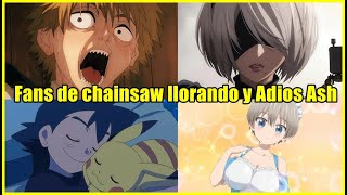 FANS DE CHAINSAW MAN LLORAN ADIOS ASH Y SOSTENES EN EL ANIME [upl. by Capone]