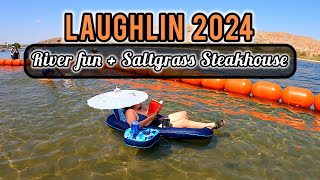 Laughlin 2024🌊River fun  Saltgrass steakhouse🥩 laughlinnevada saltgrasssteakhouse [upl. by Latsryc]