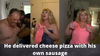 Cheater caught in the act  Pizza delivery guy delivered pizza with HIS sausage  cheatersexposed [upl. by Nehgaem]