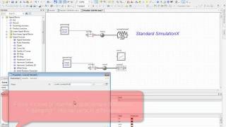 Modeling a Non Linear Spring Damper in SimulationX [upl. by Norvun]