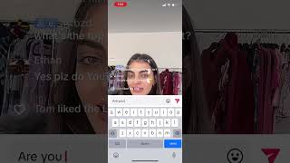 Toni Breidinger Live on TikTok 22524 [upl. by Nahtonoj]