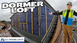 Dormer Loft Conversion Tour  Structure Stage [upl. by Oirasor]