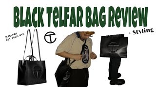 Telfar Medium Shopping Bag Review  How to Buy  Styling [upl. by Aisyram]