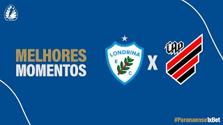 Melhores momentos  LONDRINA X ATHLETICO  Rodada 8 [upl. by Garber]