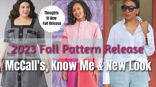 New Fall Pattern Release  McCalls Know Me and New Look [upl. by Clayborn410]