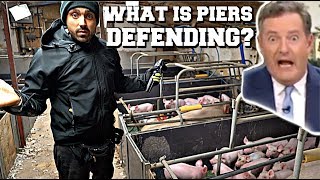 JOEY CARBSTRONG VS PIERS MORGAN  VEGAN EXPOSES GREAT BRITISH BACON [upl. by Ulani444]