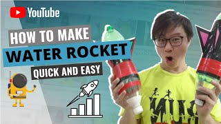 How to make a simple water rocket with soda bottles have fun with your kids or students PART 2 [upl. by Adnole]