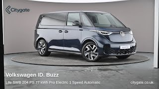 Volkswagen ID Buzz  Life SWB 204 PS 77 kWh Pro Electric 1 Speed Automatic  Citygate Volkswagen [upl. by Lela]