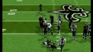 Wii Madden 10 Online Gameplay [upl. by Edeline]