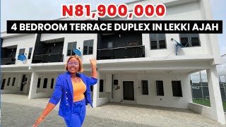 4 BEDROOM TERRACE DUPLEX IN AJAH LEKKI LAGOS  EMPIRE TERRACE AJAH  HOUSE FOR SALE IN LEKKI LAGOS [upl. by Woodhead205]