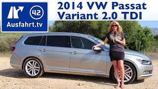 2014 Volkswagen VW Passat Variant 20 TDI 4MOTION Highline  Kaufberatung Test Review [upl. by Schwenk]