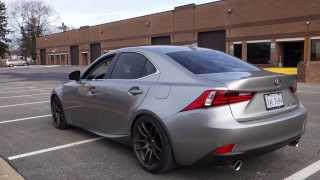 2014 Lexus IS350 F Sport Exhaust under full acceleration [upl. by Millicent]