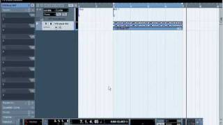 Cubase 5  Using the Loop Browser to Establish a Groove [upl. by Ettenna]