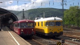 VT98 Schienenbus im Hauptbahnhof Hagen [upl. by Eenej]