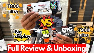 T800 Ultra vs T900 Ultra The Ultimate Smartwatch Review  Which One to Buy [upl. by Hendel]