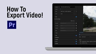 How to Export Video in Premiere Pro easy [upl. by Eiramrebma]