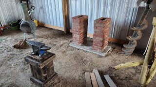 How NOT to lay brick  Building my coal forge part 1 [upl. by Tnarud]