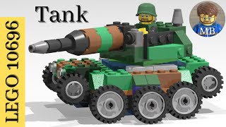 Lego classic 10696  Tank  DIY instruction  building ideas [upl. by Kiernan701]