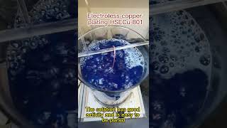 Electroless copper plating process for steel parts [upl. by Dewey711]