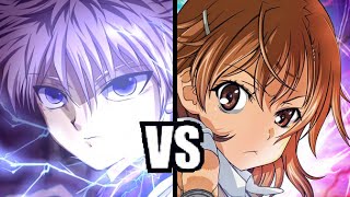 Killua VS Misaka [upl. by Shimberg]