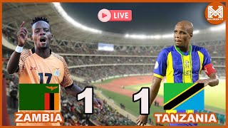 🔴LIVE ZAMBIA VS TANZANIA AFCON GROUP STAGE [upl. by Bahner]