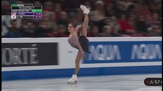 Isabeau Levito short program at the 2024 World Cup [upl. by Illil]