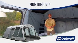 Outwell Montana 6P Family Tent 2019  Innovative Family Camping [upl. by Wightman]