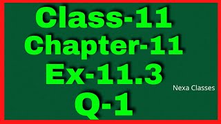 Ex113 Q1 Class 11  Conic Section  NCERT Math [upl. by Yup432]